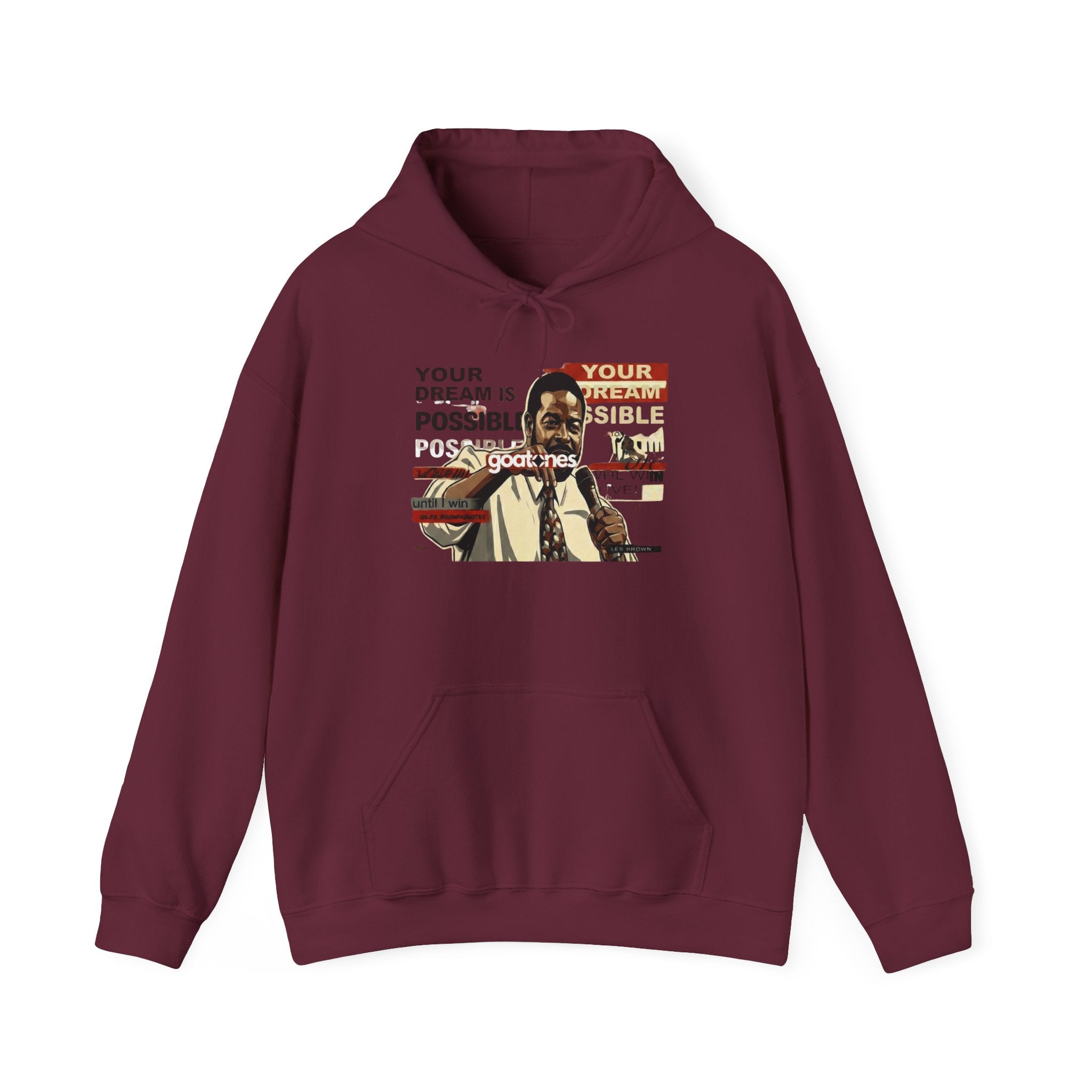 Motivational Hoodie — "Your Dream Is Possible" Inspirational Pullover