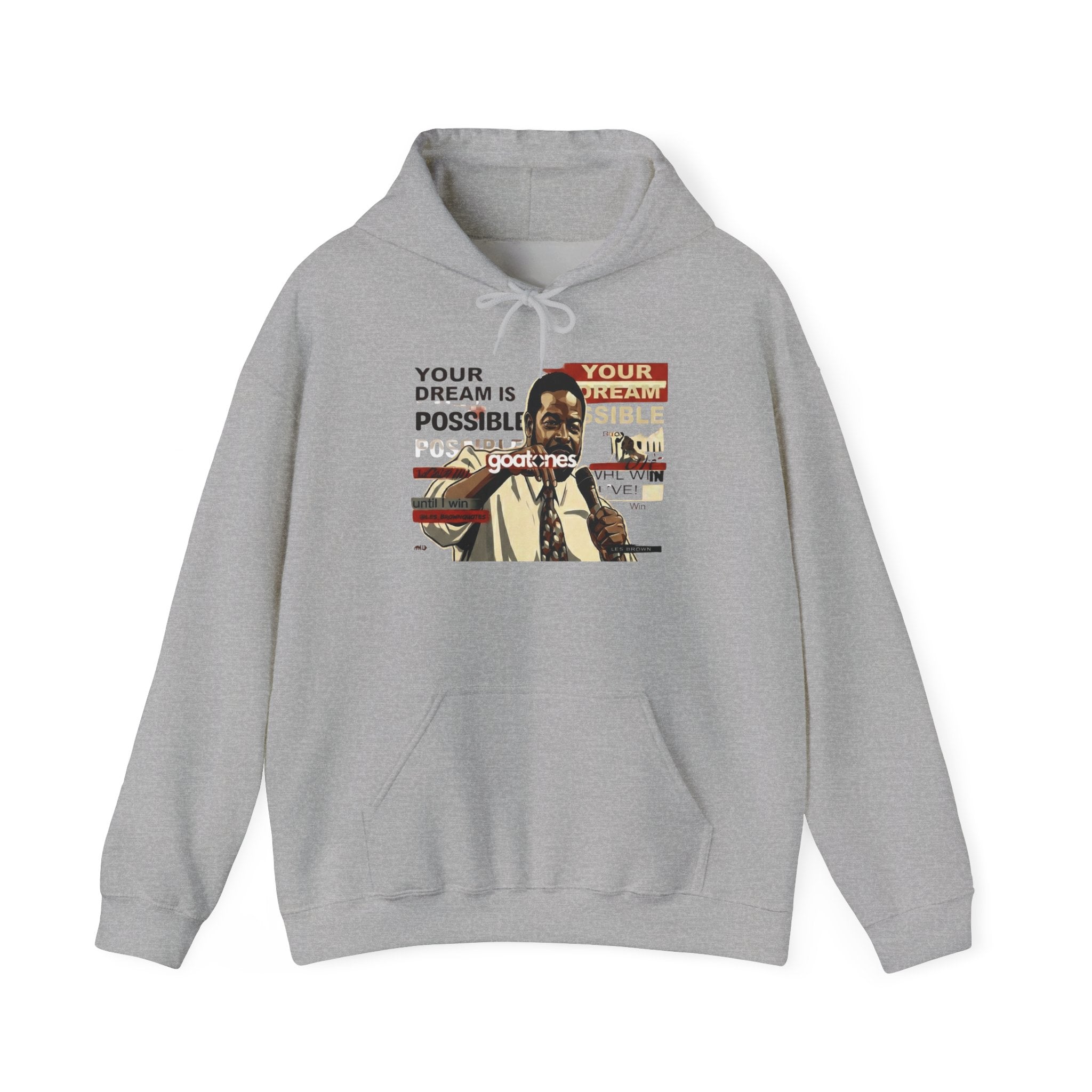 Motivational Hoodie — "Your Dream Is Possible" Inspirational Pullover