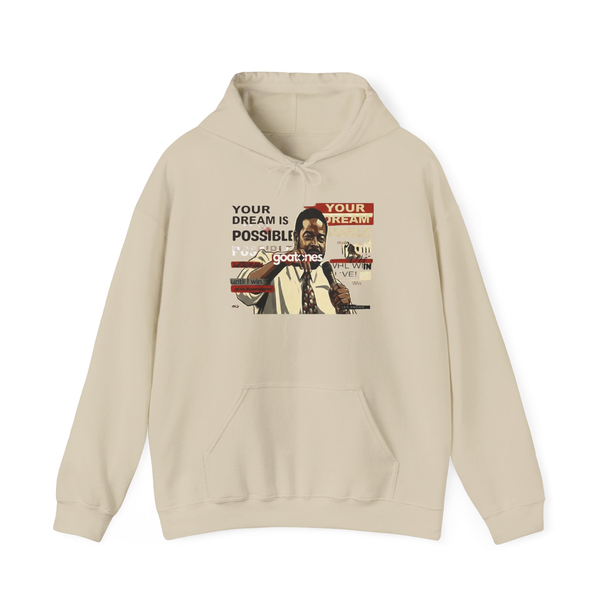 Motivational Hoodie — "Your Dream Is Possible" Inspirational Pullover