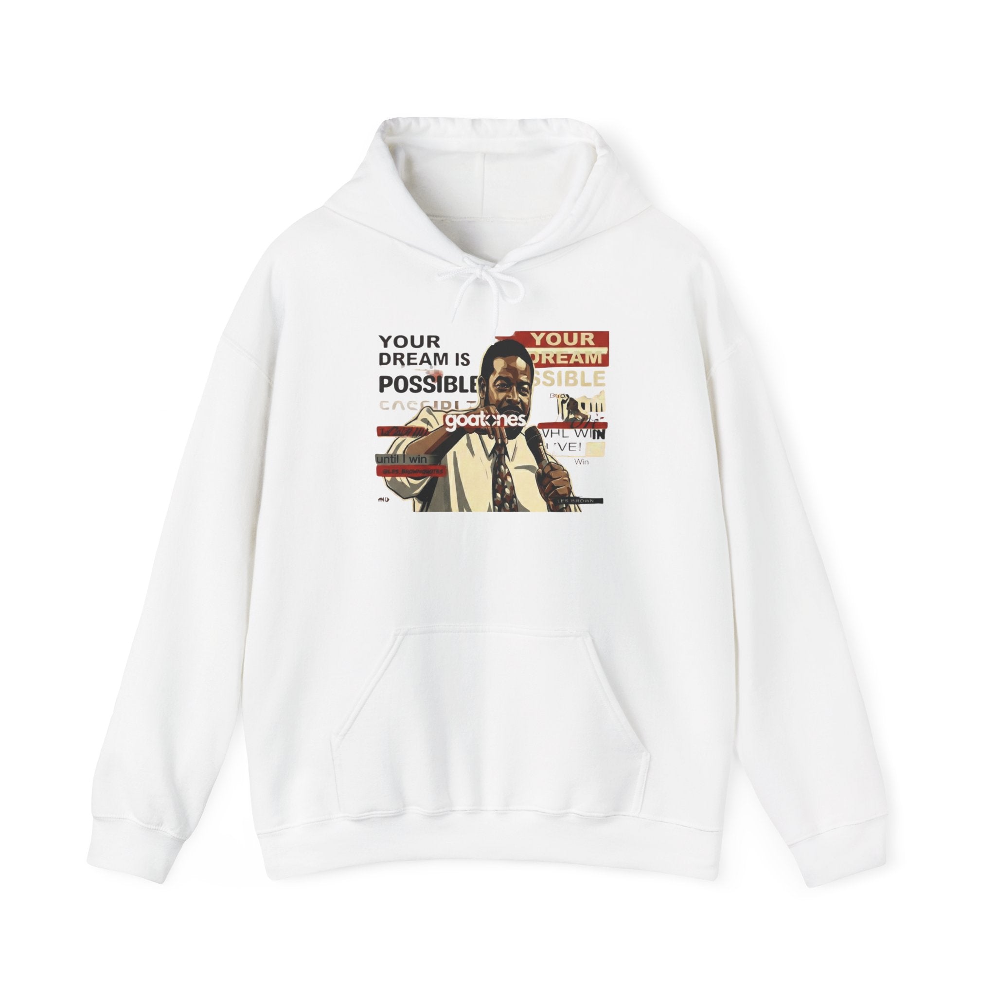 Motivational Hoodie — "Your Dream Is Possible" Inspirational Pullover