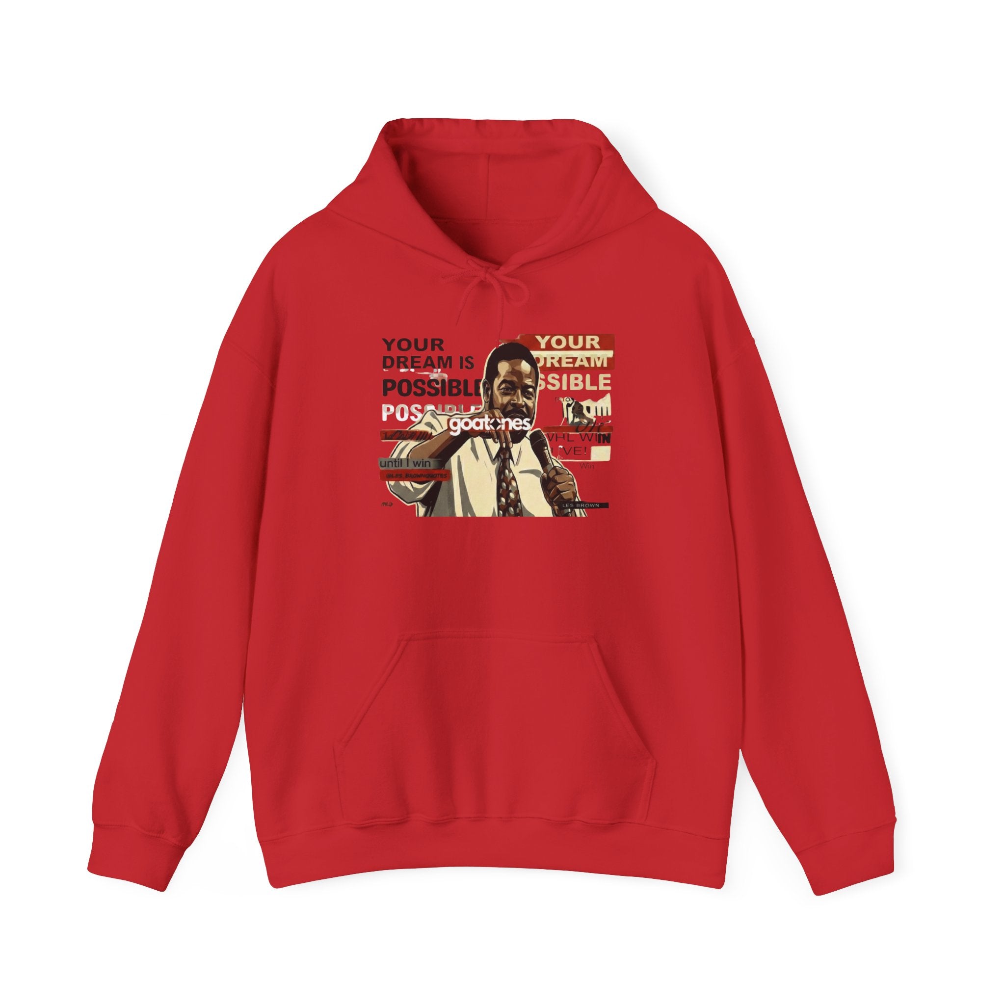 Motivational Hoodie — "Your Dream Is Possible" Inspirational Pullover